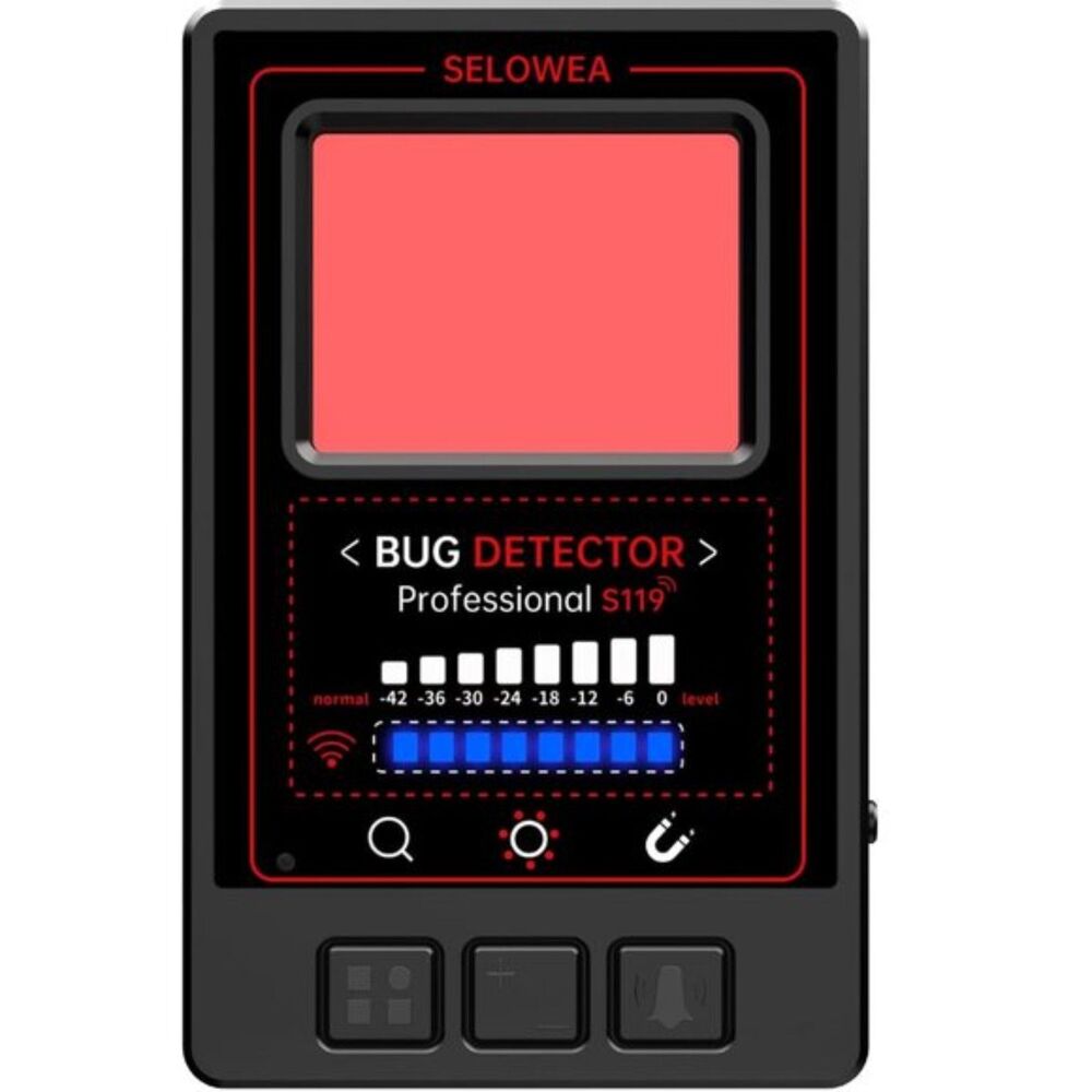 Selowea Hidden Camera Detector - Anti Spy/Car GPS Tracker/RF/Bug Sweeper *NIB*